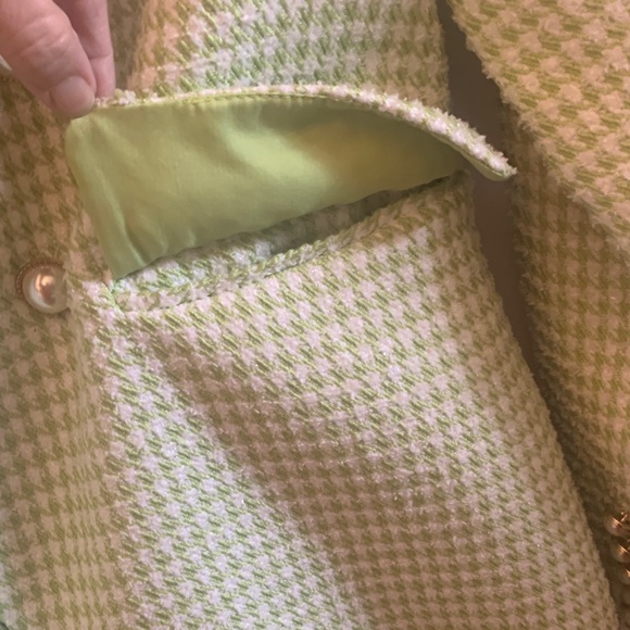 House of Harlow 1960 Mint Houndstooth Jacket - Picture 3 of 9
